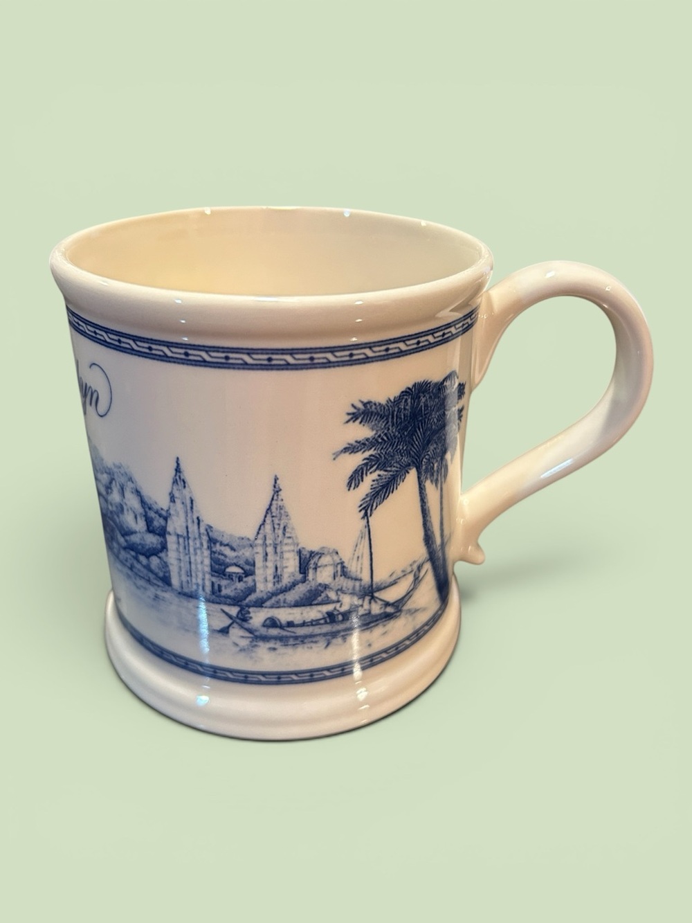 Crabtree & Evelyn 2006 Blue/White Annual Collectible Mug - Pre-Owned No Box